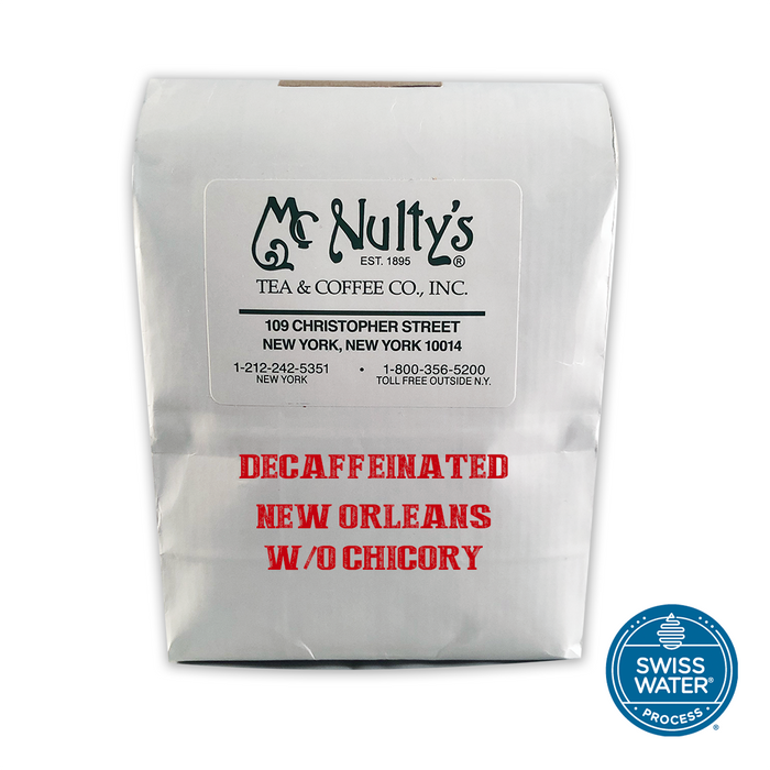 Coffee: Decaffeinated New Orleans without Chicory