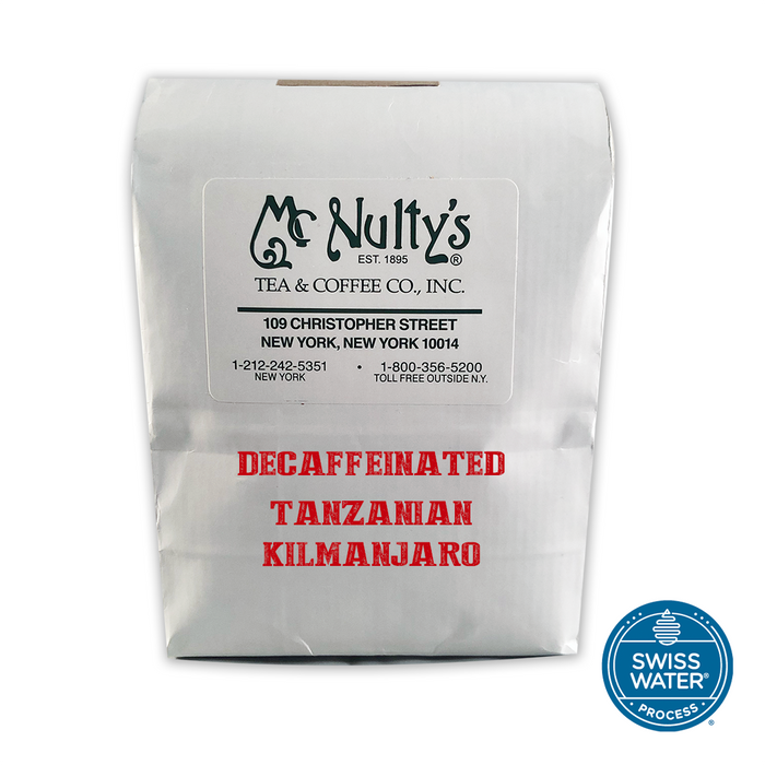 Coffee: Decaffeinated Tanzanian Kilimanjaro