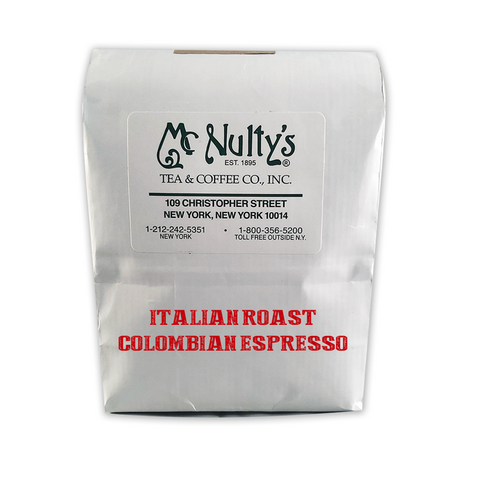 Coffee: Italian Roast Colombian Espresso